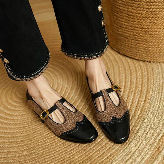 Genevieve T-Strap Shoes 0