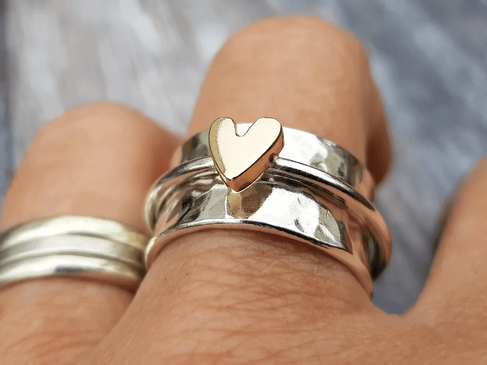 Giselle Heart Silver Ring 1