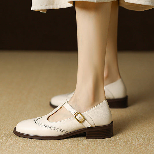 Giselle T-Bar Mary Jane Shoes 0