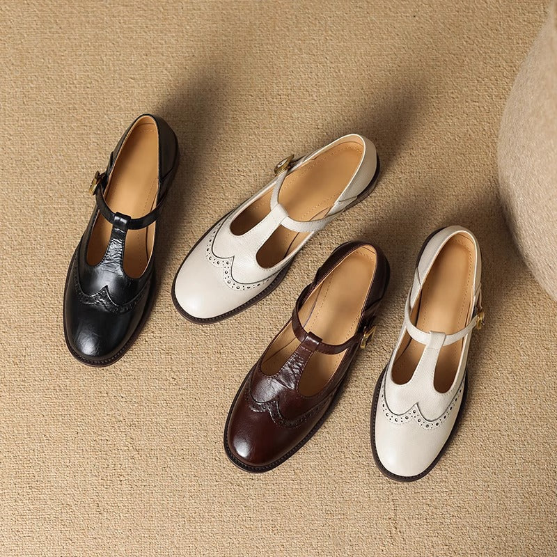 Giselle T-Bar Mary Jane Shoes 8