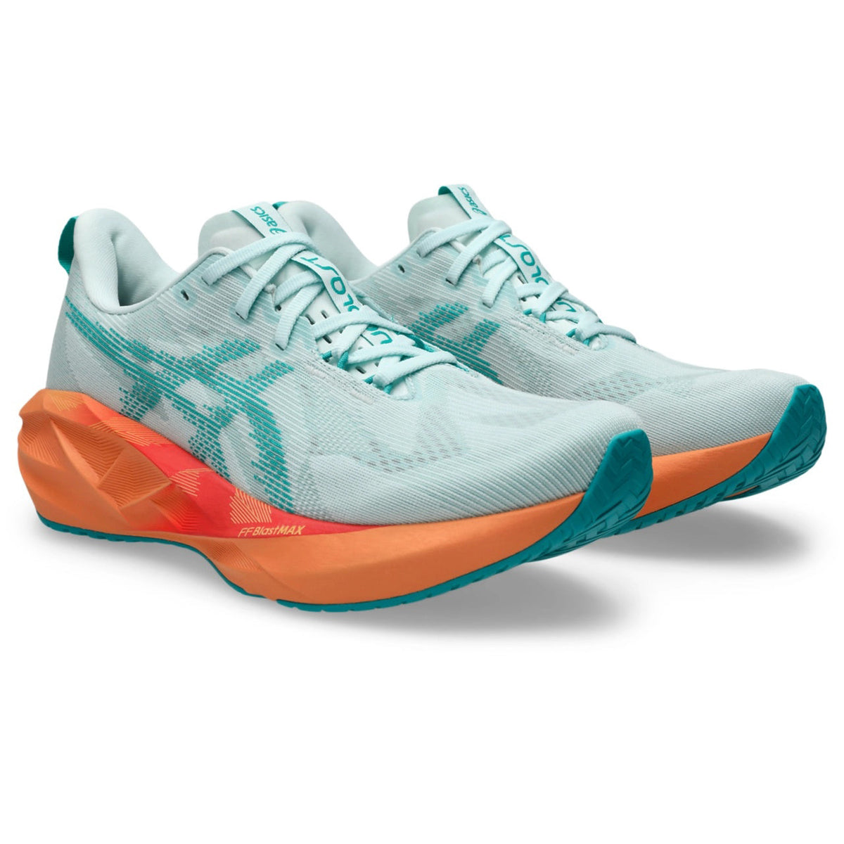 Unisex road running shoes with lace-up fronts and sculpted soles
