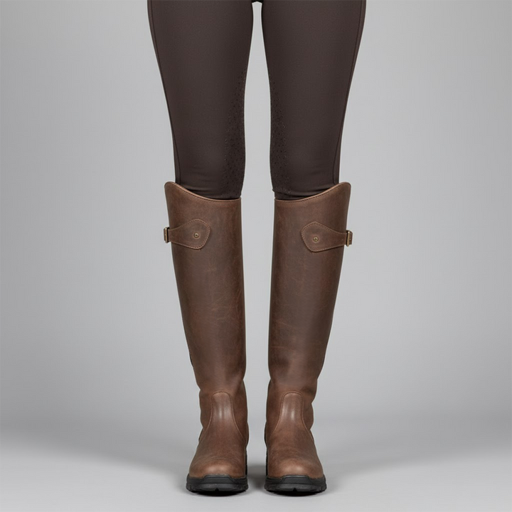 Women's Leather Riding Boots – Supportive Comfort Knee-High Outdoor Boots 3