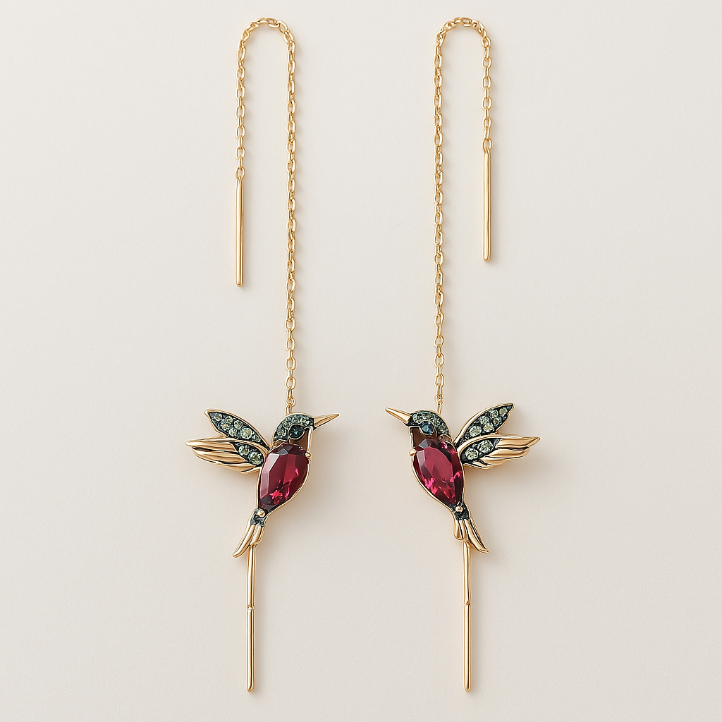 Hannah Enamel Drop Earrings 1