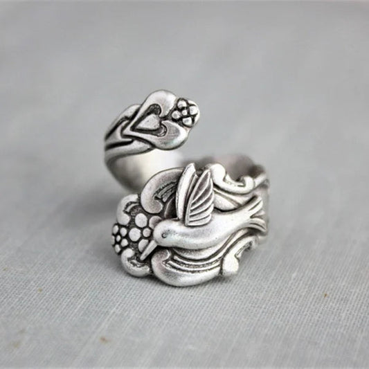 Hannah Floral Statement Ring 0