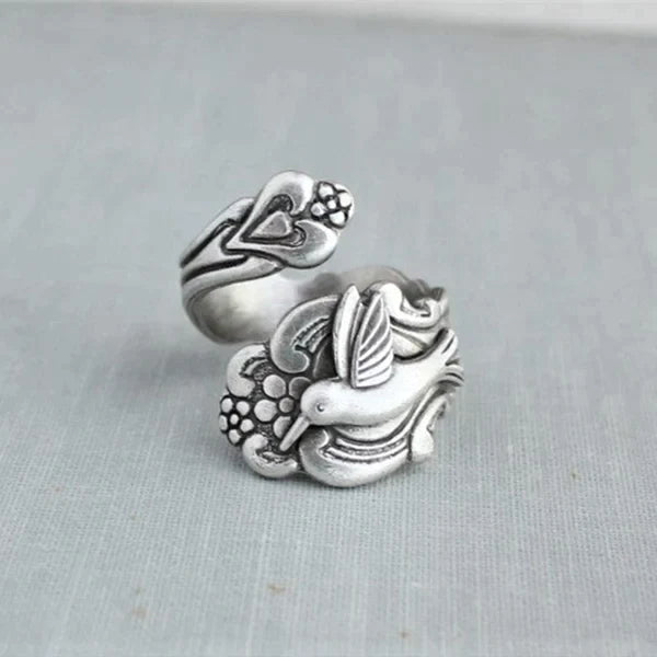 Hannah Floral Statement Ring 3