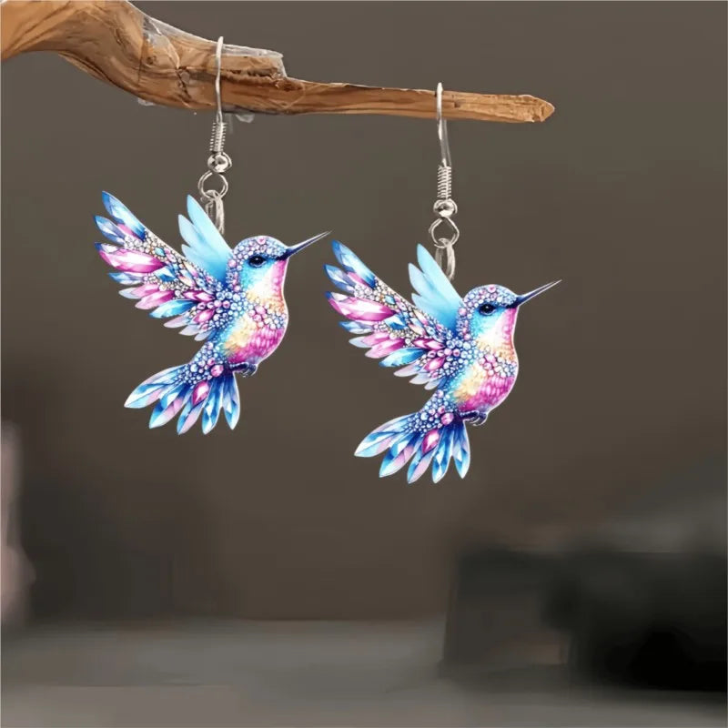Hannah Hummingbird Dangle Earrings 0