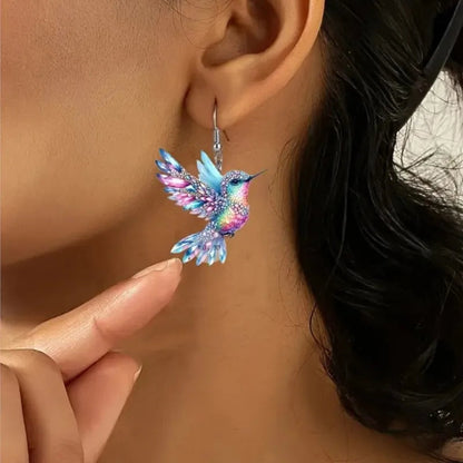 Hannah Hummingbird Dangle Earrings 1