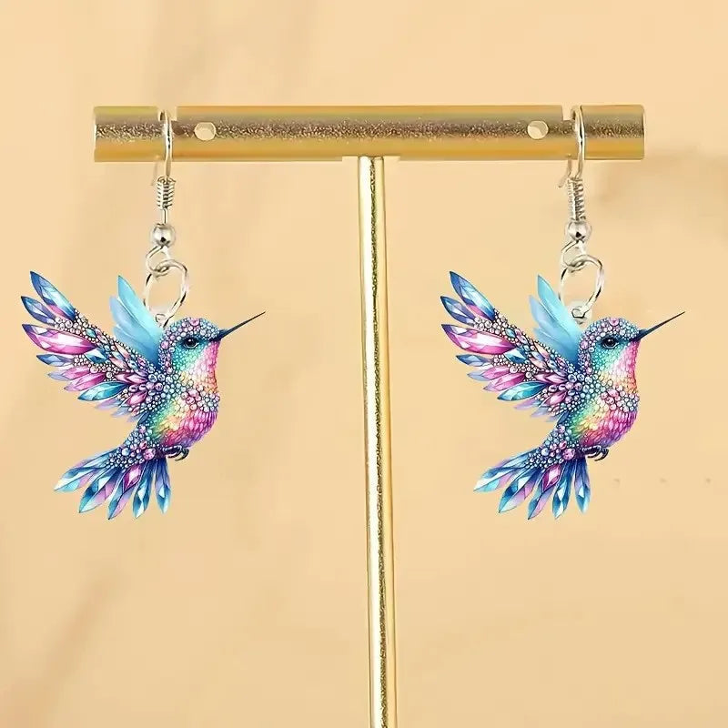 Hannah Hummingbird Dangle Earrings 2