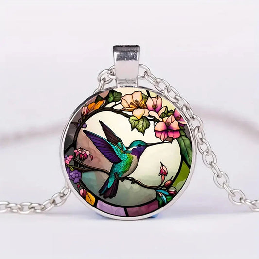 Hannah Hummingbird Pendant Necklace 0