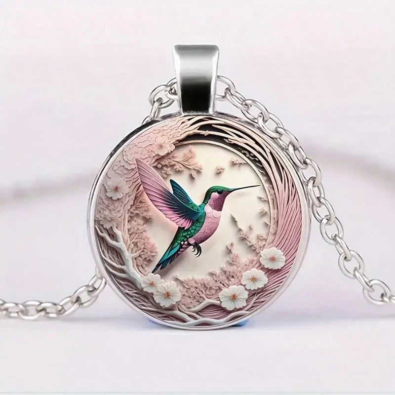 Hannah Hummingbird Pendant Necklace 1