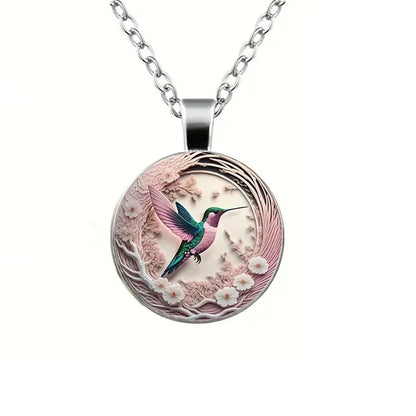 Hannah Hummingbird Pendant Necklace 2