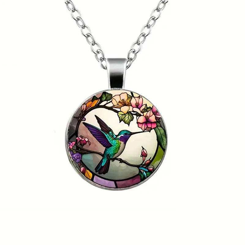 Hannah Hummingbird Pendant Necklace 3