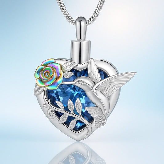 Harlow Heart Urn Necklace 0