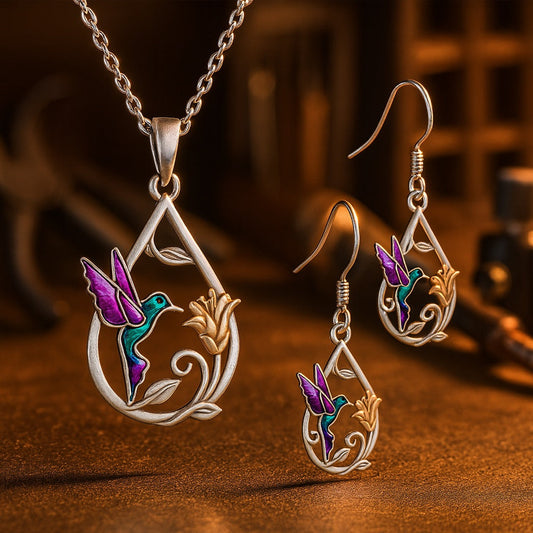 Harlow Hummingbird Jewelry Set 0