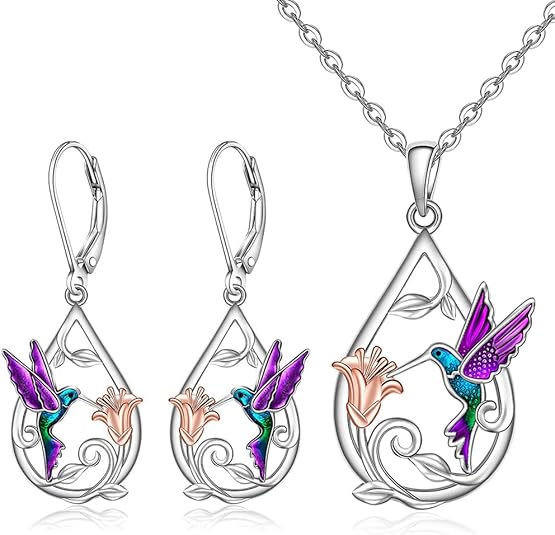 Harlow Hummingbird Jewelry Set 4