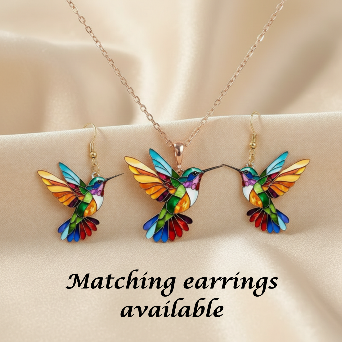 Harlow Hummingbird Pendant 2