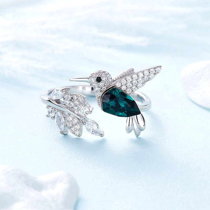 Harlow Hummingbird Sparkle Ring 1
