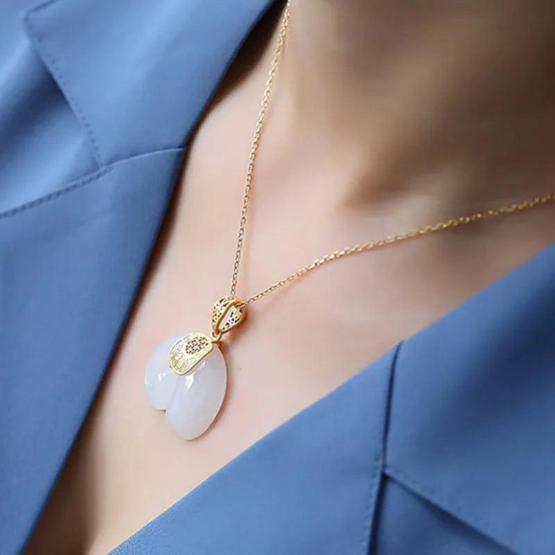 Harlow Jade Elephant Pendant 2