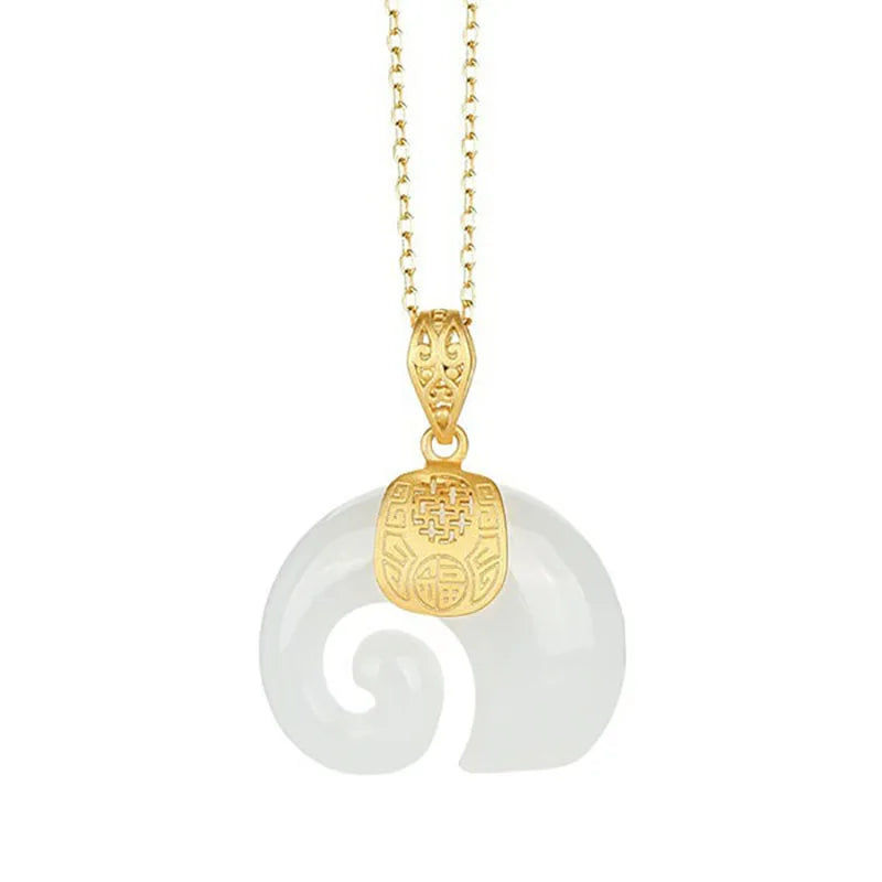 Harlow Jade Elephant Pendant 7