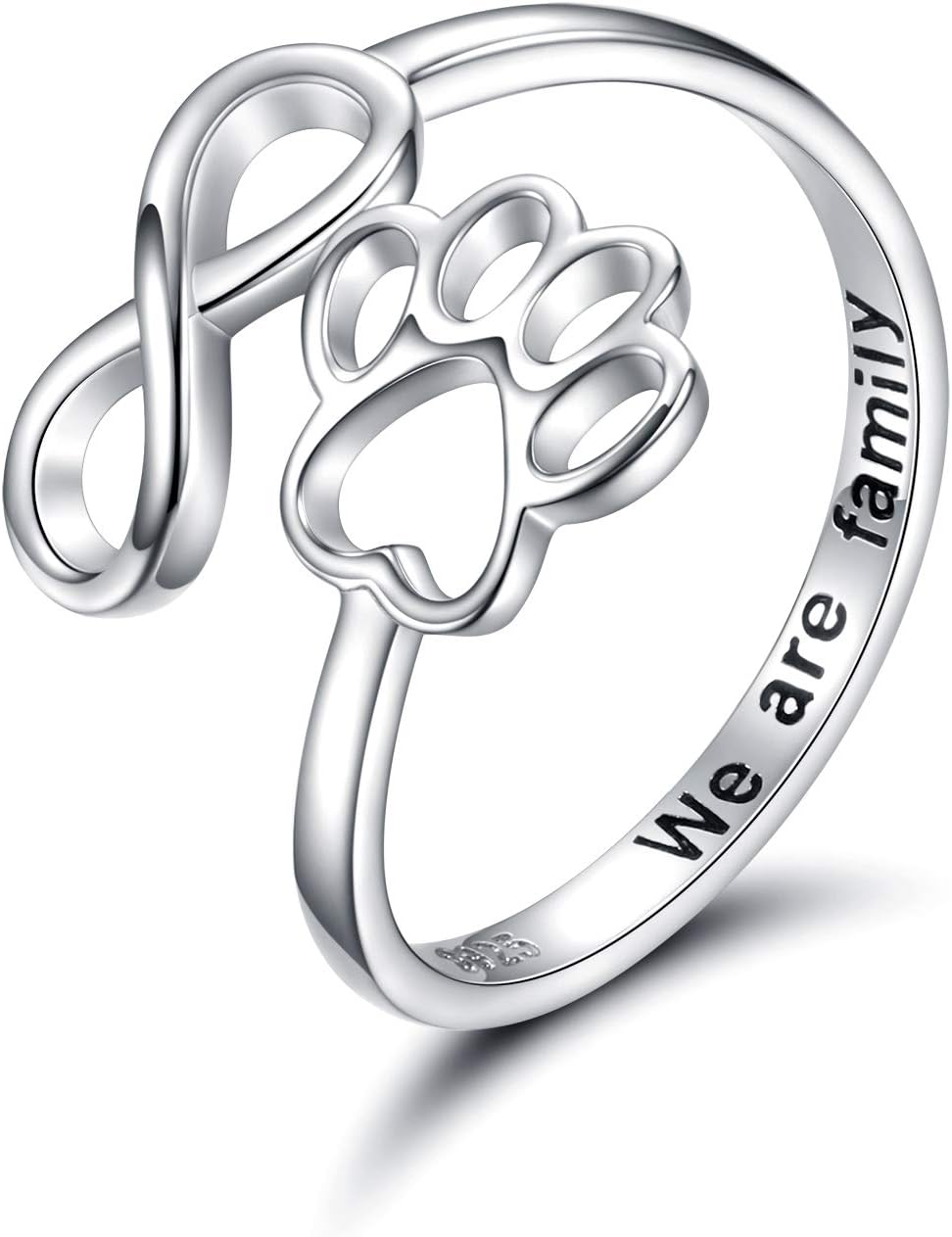 Harlow Paw Heart Ring 3