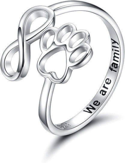 Harlow Paw Heart Ring 3