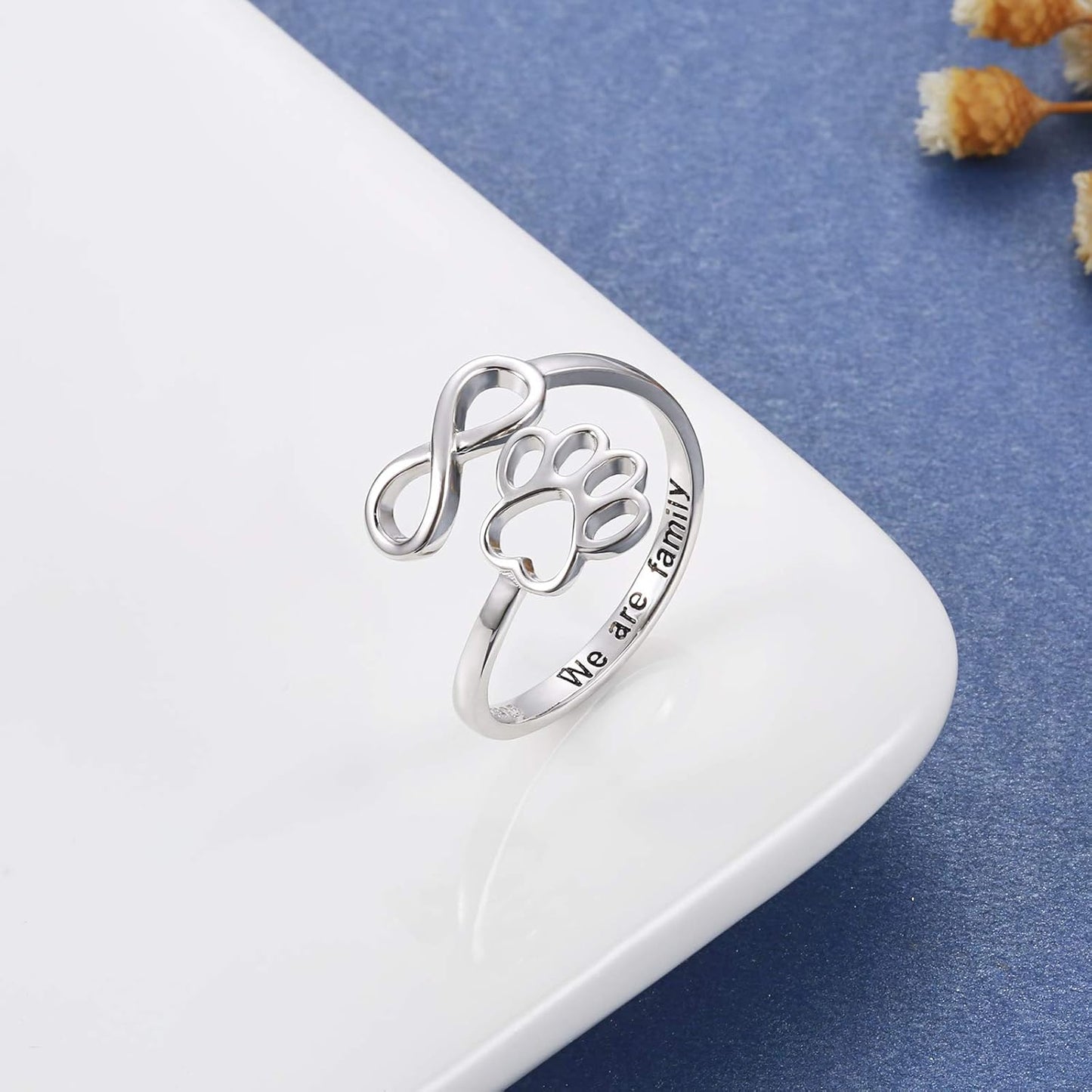 Harlow Paw Heart Ring 6