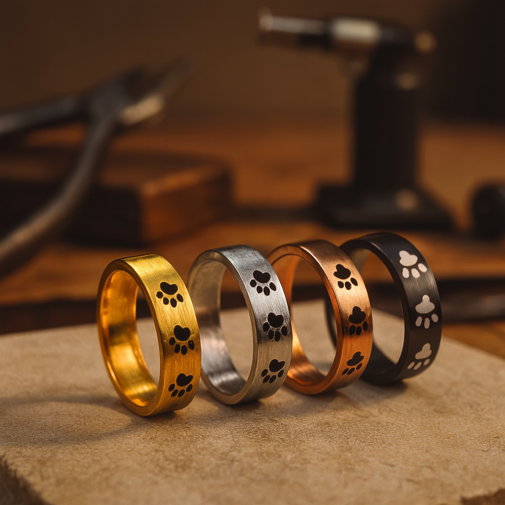 Harlow Paw Print Ring 1