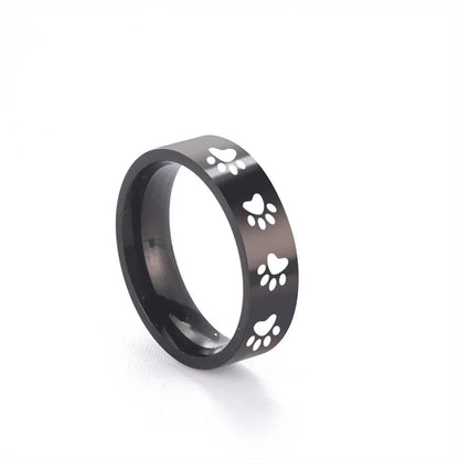 Harlow Paw Print Ring 9