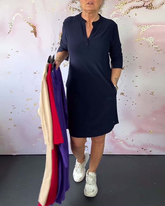Harlow V-Neck Summer Dress 0