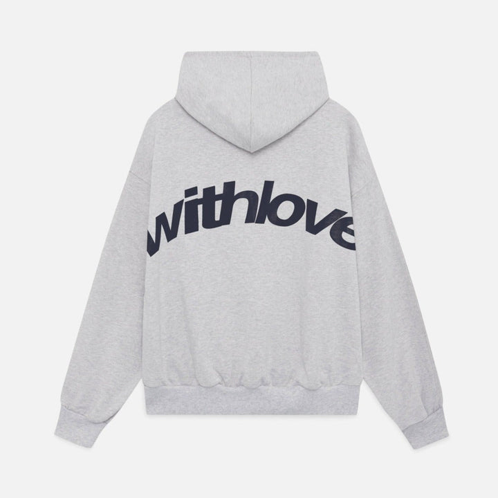 Unisex classic pullover hoodie with front and back graphics