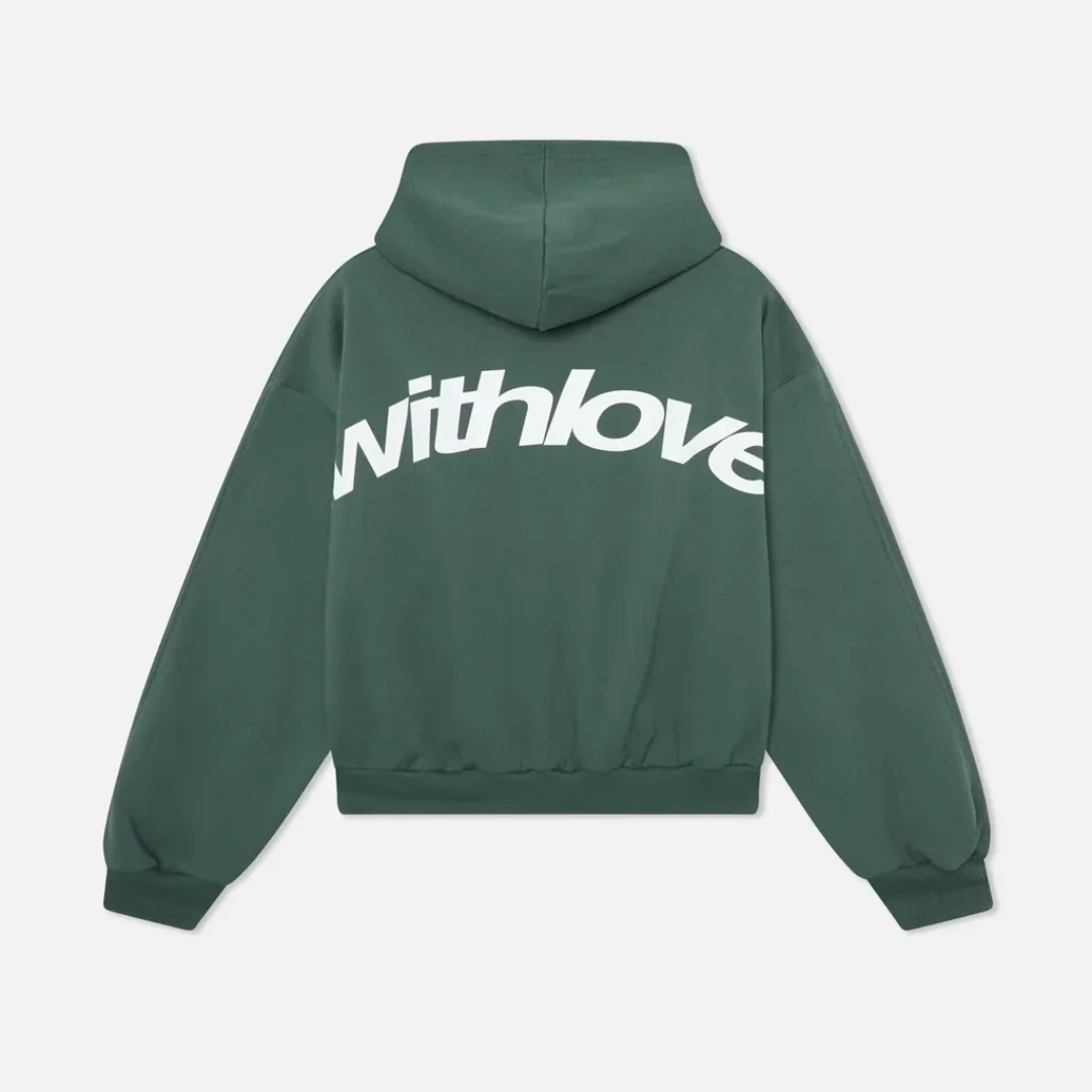 Unisex classic pullover hoodie with front and back graphics