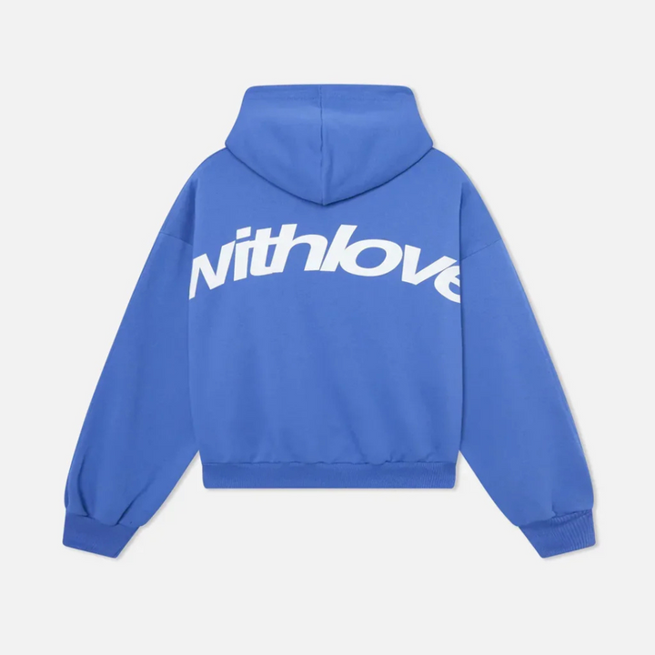Unisex classic pullover hoodie with front and back graphics