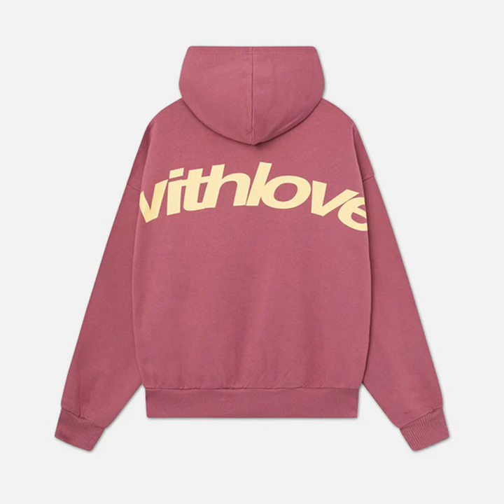 Unisex classic pullover hoodie with front and back graphics