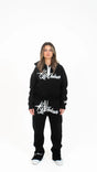 Unisex graphic pullover hoodie with drawstring hood and kangaroo pocket