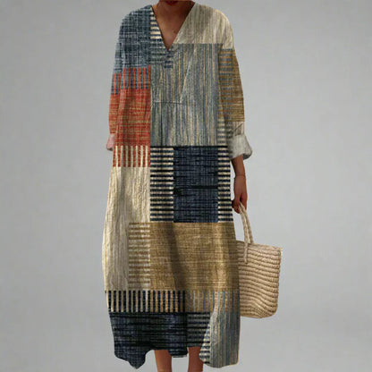 Iris Abstract Summer Dress 1