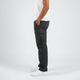 Men's black relaxed fit cargo pants with multiple pockets and straight leg