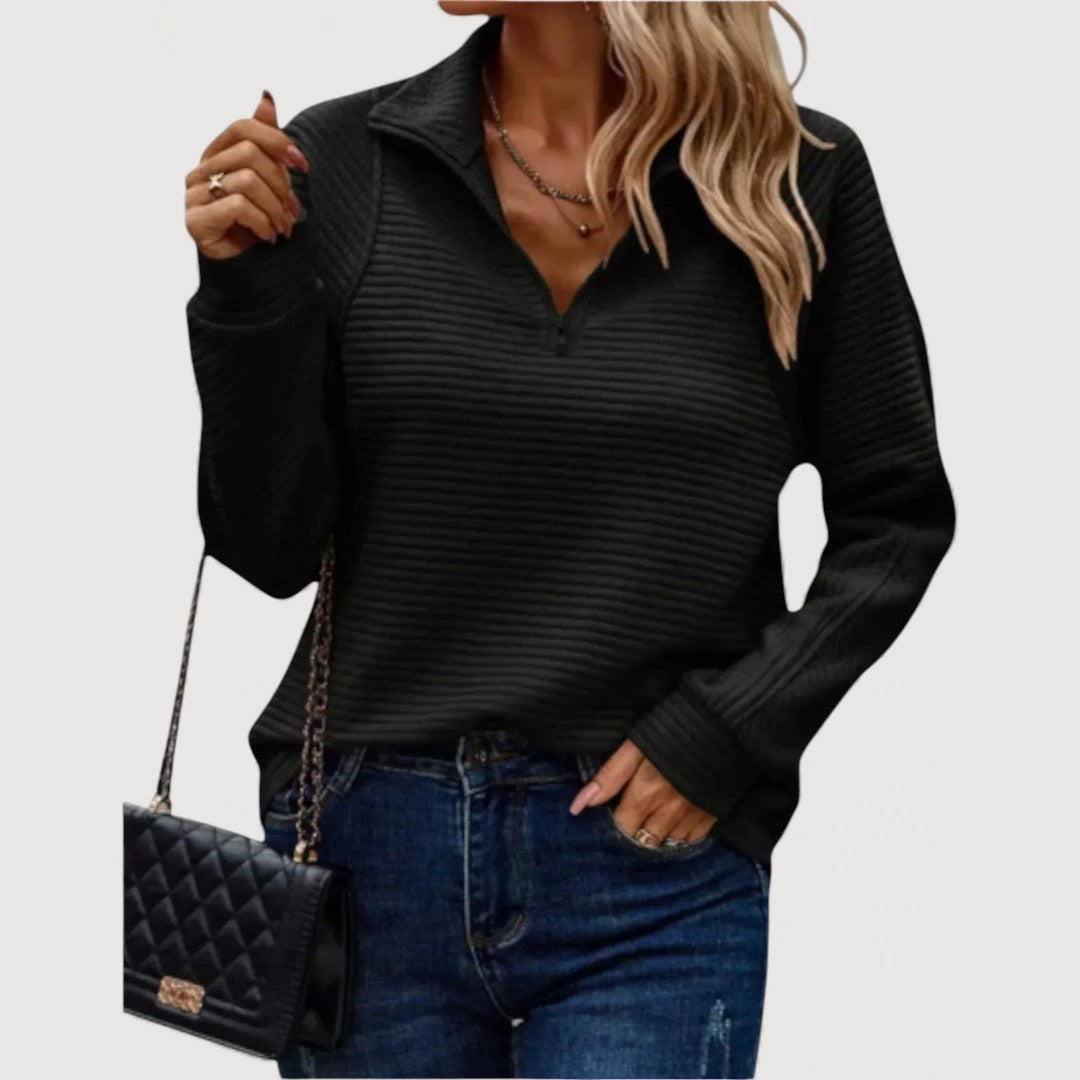 Jasmine Cozy Half-Zip Top 0