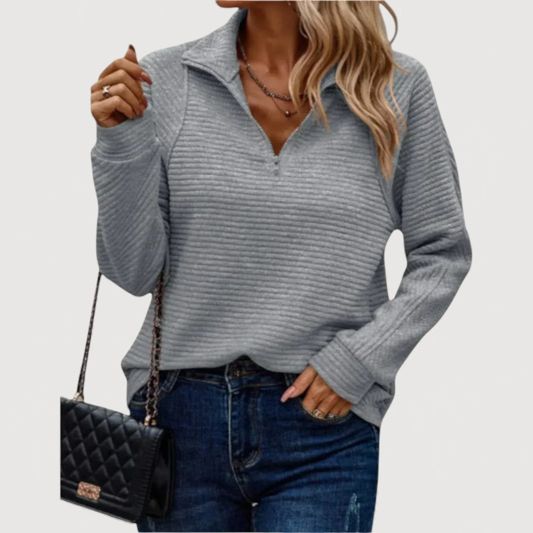 Jasmine Cozy Half-Zip Top 1