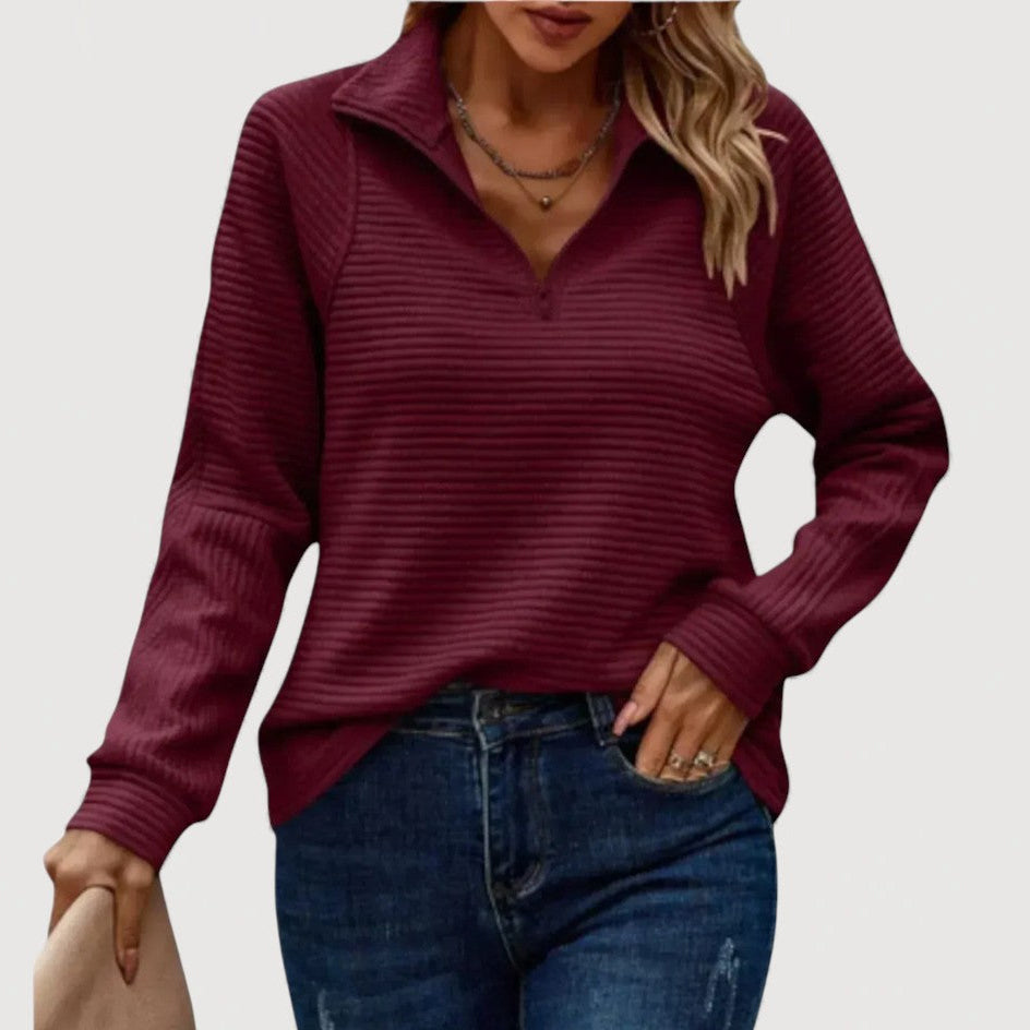 Jasmine Cozy Half-Zip Top 2