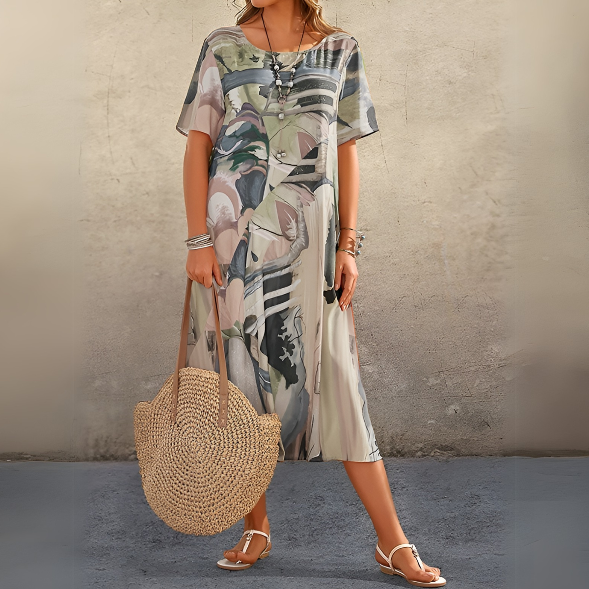 Jasmine Floral Swing Dress 3