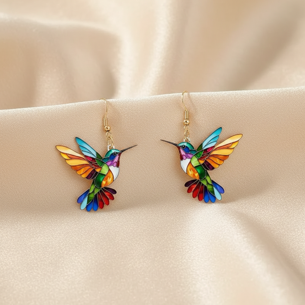 Jasmine Hummingbird Necklace 2