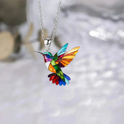 Jasmine Hummingbird Necklace 7
