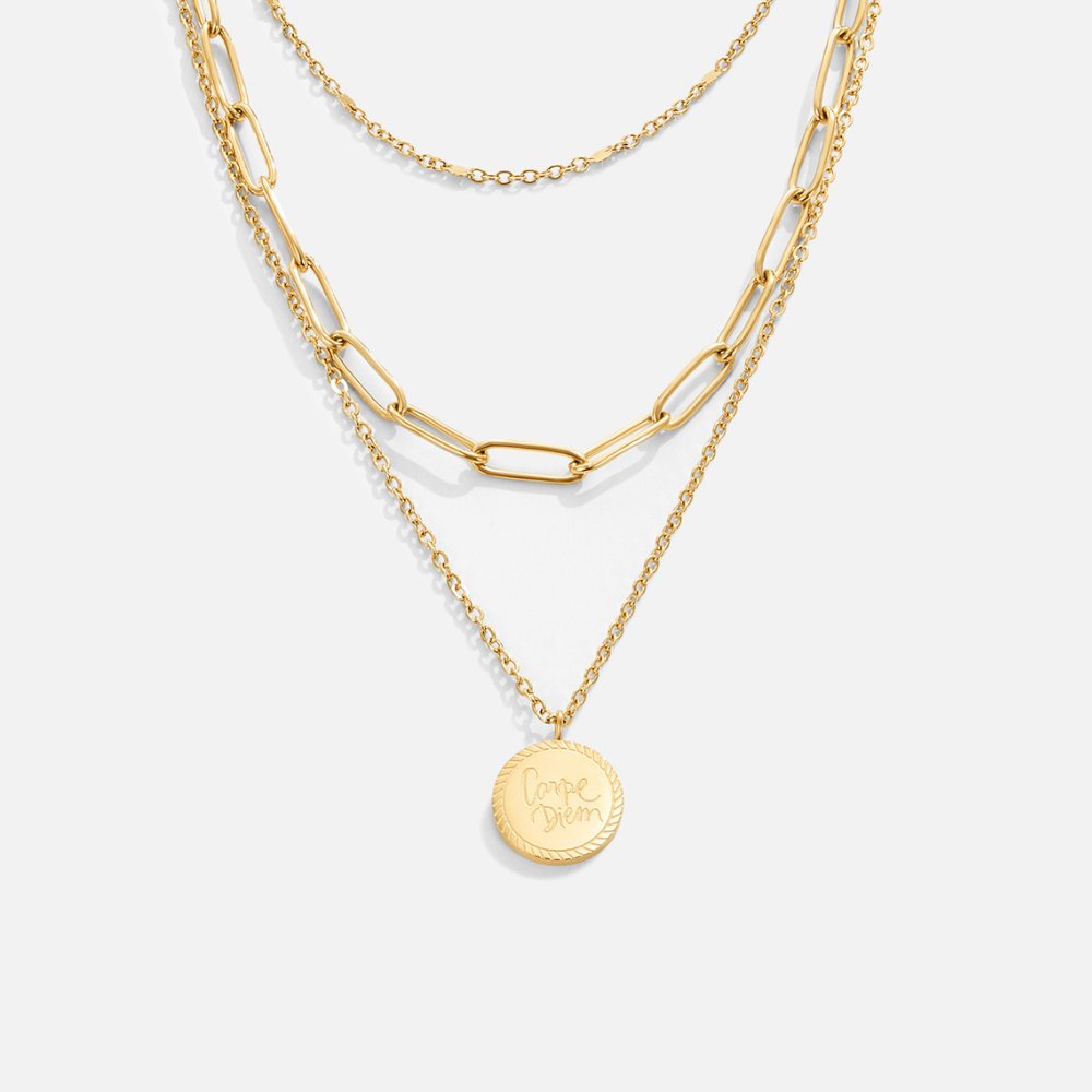 Jocelyn Coin Layered Necklace 0