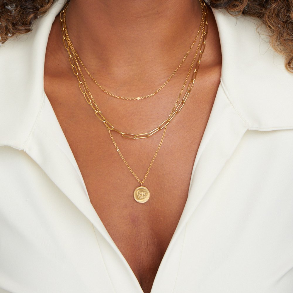Jocelyn Coin Layered Necklace 1