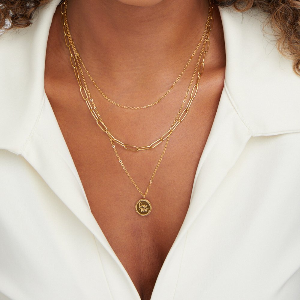 Jocelyn Coin Layered Necklace 4