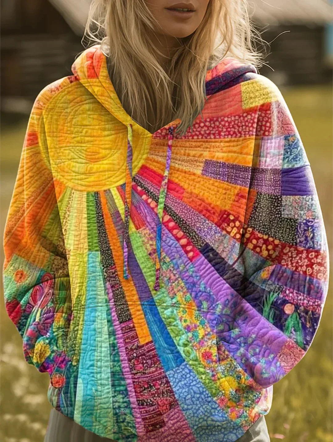 Kira Boho Hoodie Sweatshirt 0