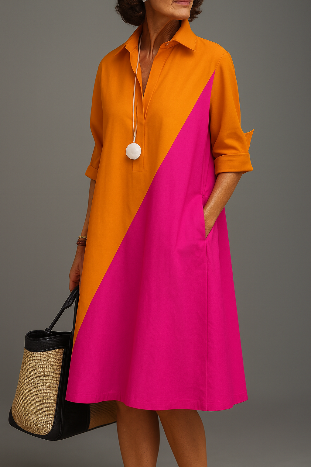 Kira Elegant Midi Dress 0