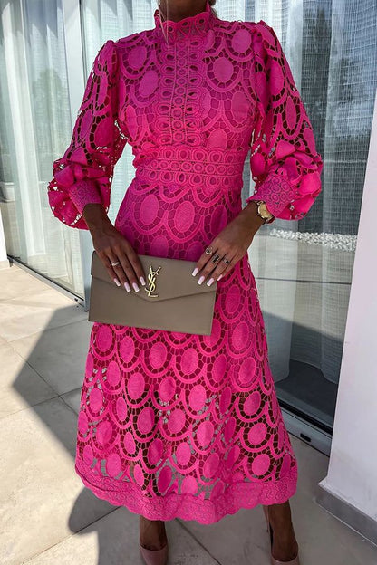 Kira Elegant Midi Dress 3
