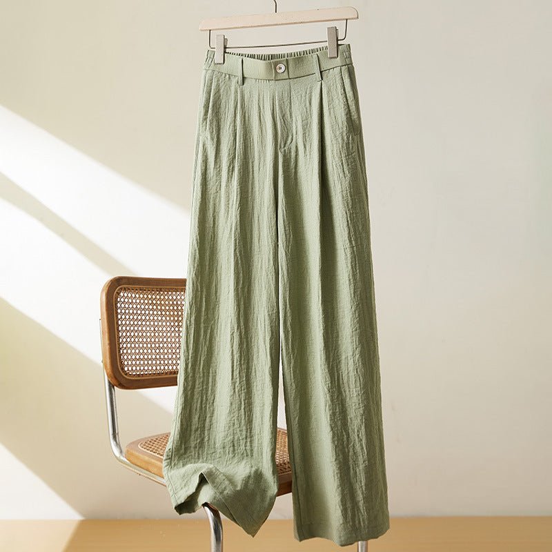 Kira Wide Leg Linen Pants 4