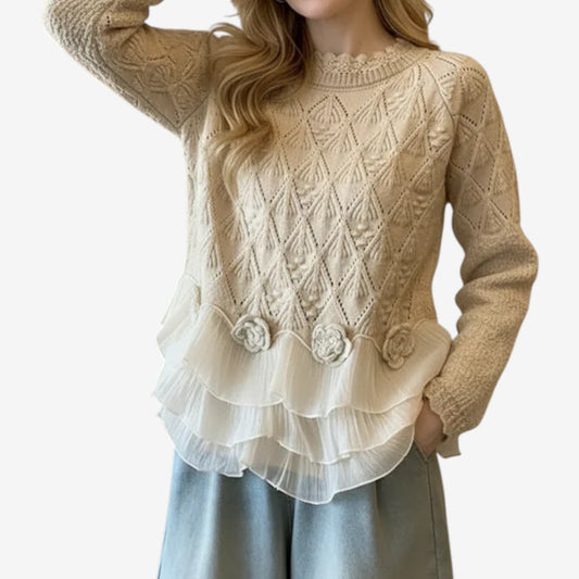 Kyra Oversized Knit Sweater 0